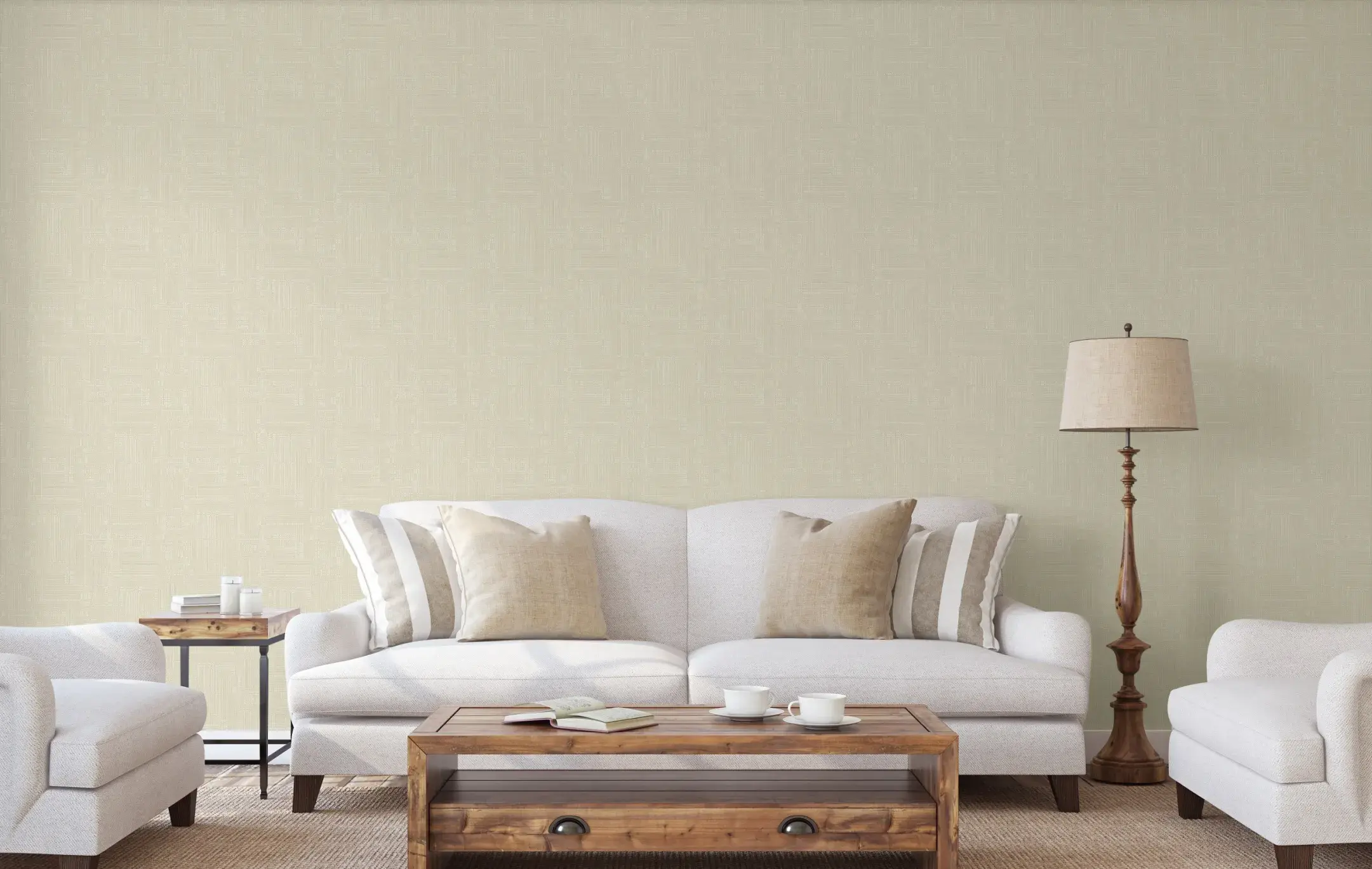 Beige Embossed Wallpaper – 3D Dimensional (3703-1) Beige Embossed Wallpaper – 3D Dimensional (3703-1)
